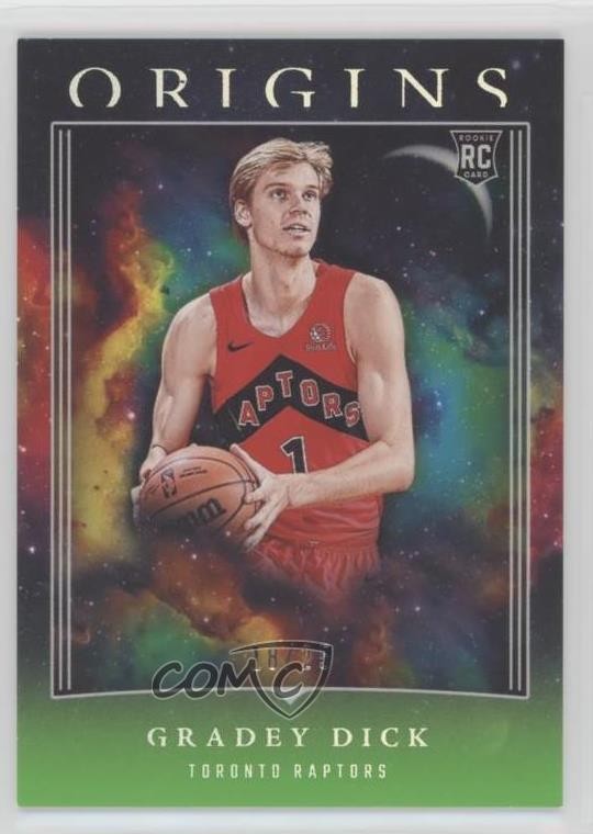 2023-24 Panini Origins Neon Green 8/25 Gradey Dick #84 Rookie RC 19cx