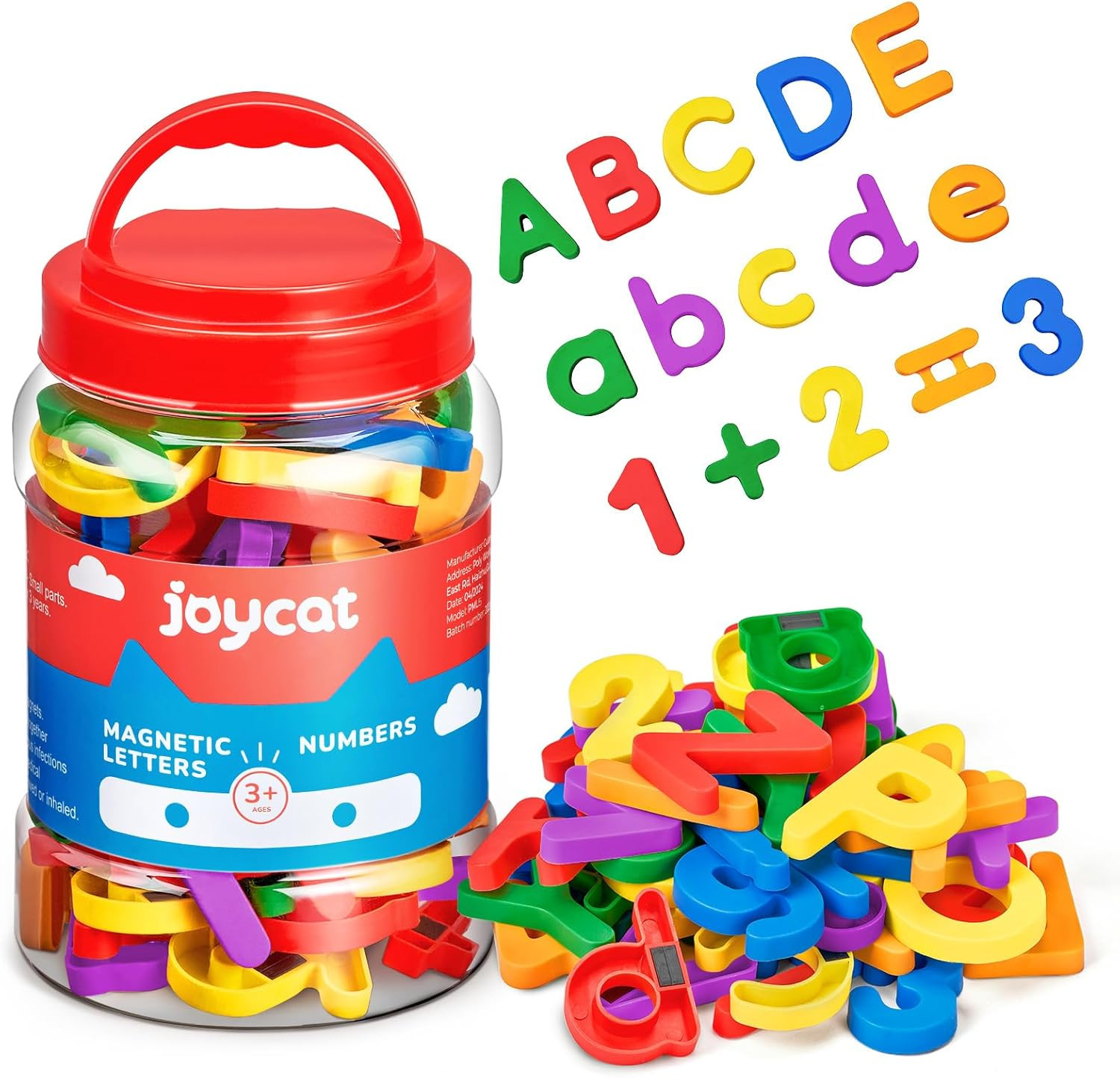104 Pieces Magnetic Letters Numbers Alphabet Fridge Magnets ABC 123 Preschool Ed