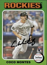 2024 Topps Heritage Coco Montes #263 Colorado Rockies 3D