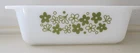 Vintage Pyrex Loaf Pan Spring Blossom Crazy Daisy 1970's