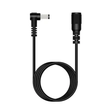 6 ft 5.5x2.1mm 90 Degree Right Angle DC Power Extension Cable Male to Female
