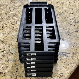 Lot Of (6) NEW ERA BRAND HAT TRAYS that fit SLATWALL. Display Retail Storage