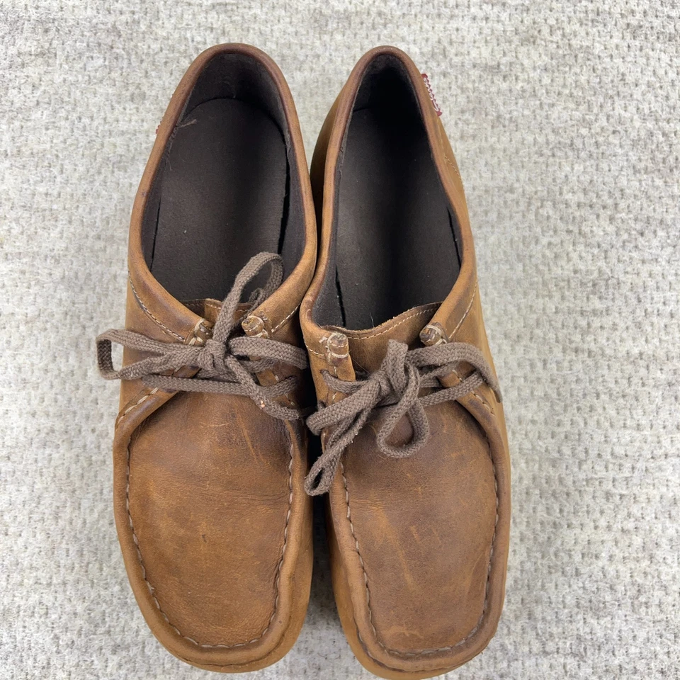 Clark’s Padmora Wallabees Shoes Women Size 9.5 M Brown Leather Ladies - Image 3 of 4