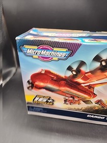 Micro Machines Fire & Rescue CARGO TRANSPORTER Playset Car Holds 16+ Vehicles