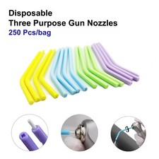 250PCS Disposable Dental Air Water Syringe Nozzle Tips for Chair Unit