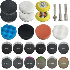 133 PCS Sanding Disc Drill Polishing Kit, 3 Inch Sanding Disc Grit 60-10000, ...