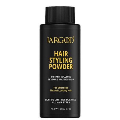JARGOD Hair Styling Powder, Volume and Texture Medium Hold, 20g White 