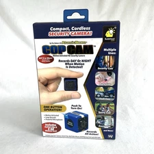 Cop Cam Compact, Cordless Security Camera Brand New Motion Activated HD 8GB Card