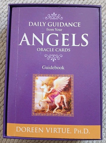 Boxed, Complete Set Of Angels Oracle Cards And Guidebook By Doreen Virtue - Picture 3 of 4