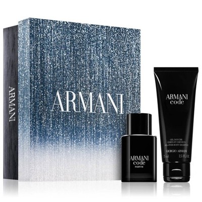 Armani Code Geschenkset Herren Parfum Spray 50 ml und Duschgel 75 ml