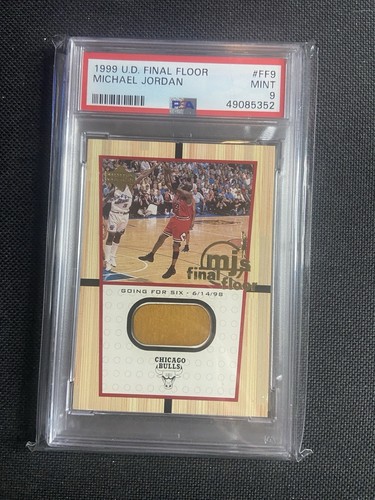 1999 Upper Deck NBA Legends MJ's Final Floor Michael Jordan #FF9 PSA 9 MINT HOF - Picture 1 of 2