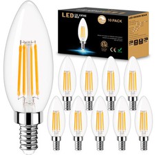 Dimmable Candelabra LED Light Bulb 40W Equivalent, E12 Chandelier Light Bulbs...