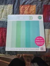 Craft Smith 12 x 12 Paper Pad Seafoam Greens