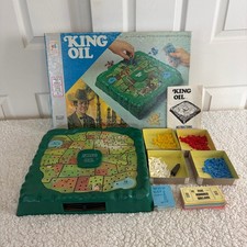 King Oil Board Game Milton Bradley with Instructions Vintage 1974