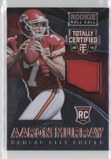 2014 Panini Totally Certified Rookie Roll Call Jersey Red /100 Aaron Murray 7l6