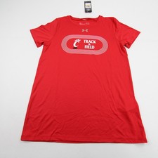 Cincinnati Bearcats Under Armour HeatGear Short Sleeve Shirt Women's Red New