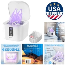 Ultrasonic Denture Retainer Cleaner Machine for Mouth Guard Dental Cleaning Pod