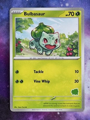 Pokemon Bulbasaur My First Battle Stamped Exclusive NM Englisch