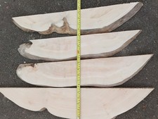 Live Edge port Orford White Cedar Slabs set of 4