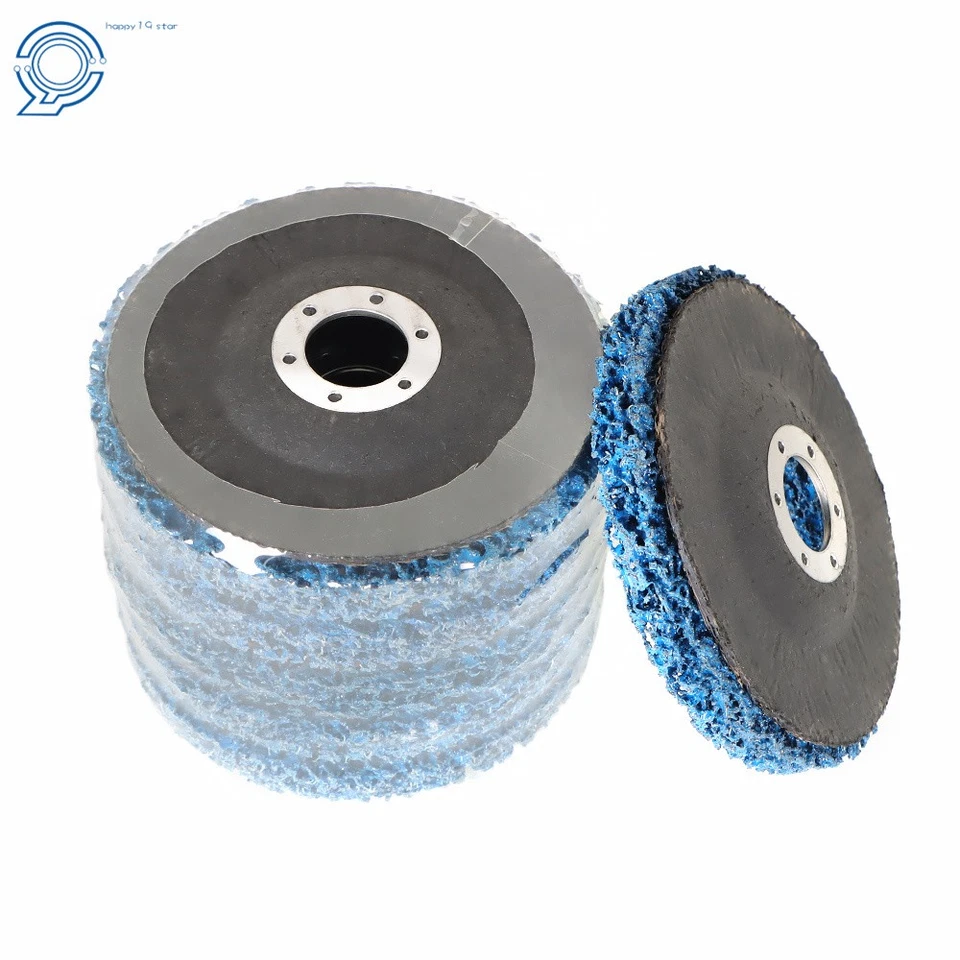 10 x 4,5''x7/8" tira de polietileno rueda pintura eliminación de óxido limpio para amoladora angular Foto 4 de 4