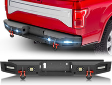 For F150 Rear Bumper Compatible with 2015 2016 2017 2018 2019 2020 2021 2022 202