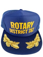 vintage Rotary International District 787 trucker hat