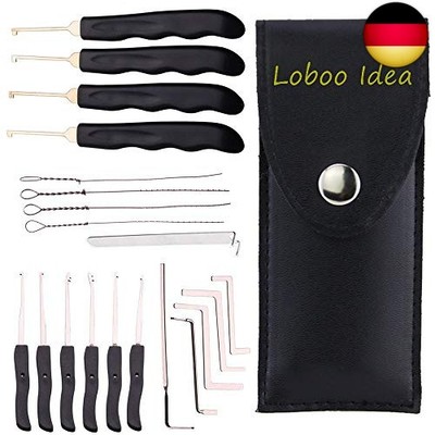 Loboo Idea 20-teiliges Broken Key Extractor-Kit, Home Depot-Lockpicking-Tool,