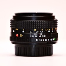 Minolta MD 50mm f/1.7 Prime Standard Lens