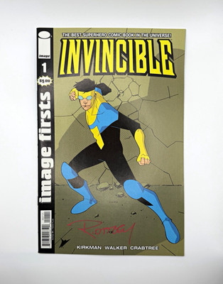 INVINCIBLE #1 Image Firsts Reprint (Image Comics) Signed by Ryan Ottley