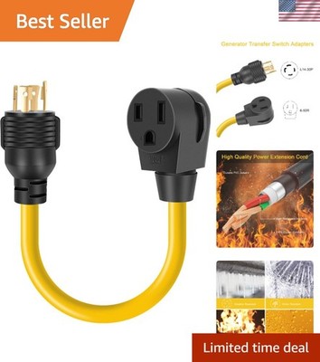 Superior Performance 1.5FT Welder Adapter, L14-30 to 6-50R - Rugged & Reliable