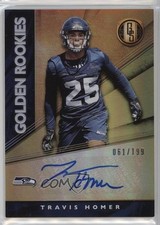 2019 Panini Gold Standard Golden Rookies /199 Travis Homer #GRA-TH Auto 1dm4