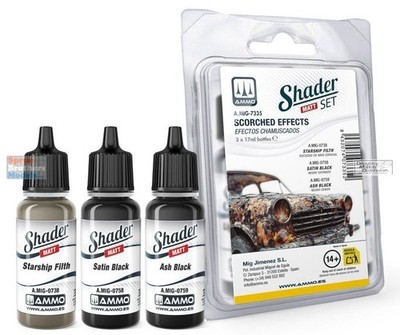 AMM7335 AMMO by Mig Shader Set - Scorched Effects