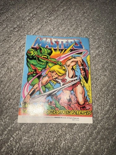 Vintage 1984 Masters of the Universe MOTU He-Man Leech Power Suction Comic