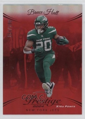 2024 Panini Prestige Xtra Points Red Premium 154/399 Breece Hall #229 18nk