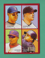 2009 UD Goudey 4in1 #36 Josh Hamilton Justin Morneau Prince Fielder Ryan Howard