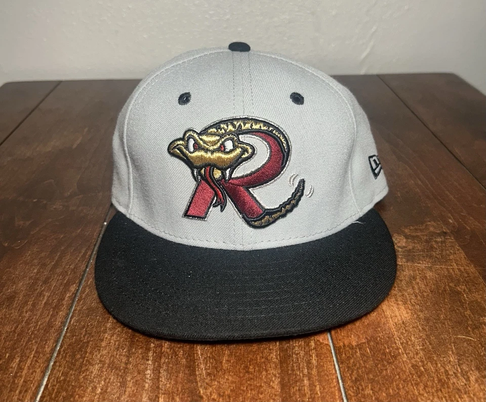 Lote de 3 sombreros ajustados MiLB New Era 59Fifty cuero crudo capitanes cascabeles de madera 6 7/8 Foto 2 de 4