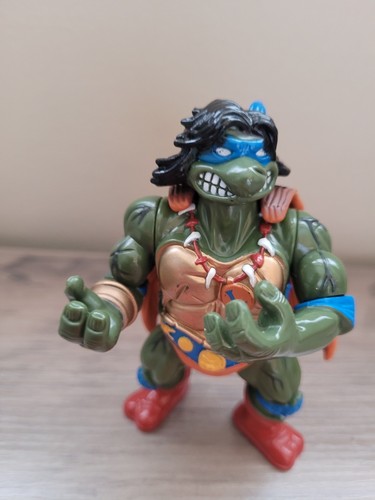 VTG 1994 TMNT Savage Leo Ninja Turtles Warriors Of The Forgotten Sewer Figure - Picture 15 of 17