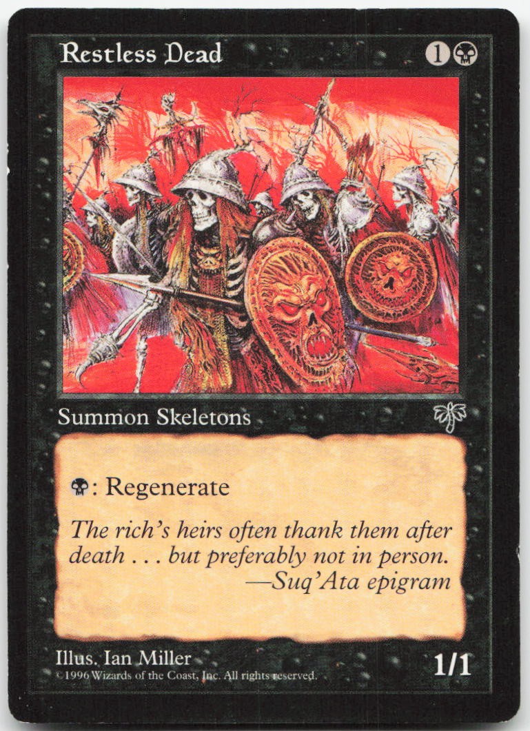 Restless Dead Common Mirage Moderately Played