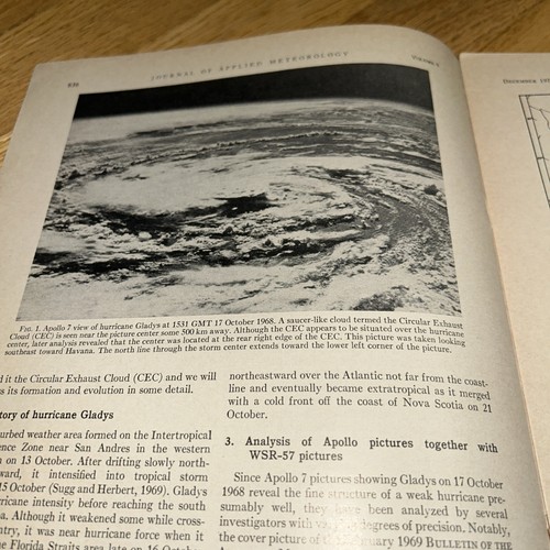 Tetsuya FUJITA 1970 AIRCRAFT, SPACECRAFT SATELLITE, RADAR 1968 HURRICANE GLADYS - Picture 2 of 10