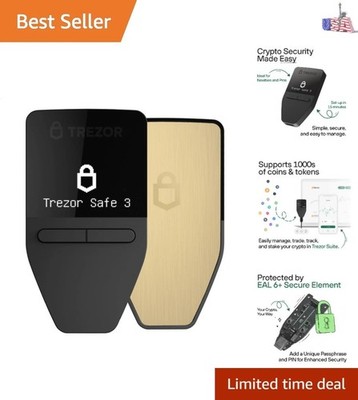 Safe 3 - Passphrase & Secure Element Protected Crypto Hardware Wallet - Buy, ...