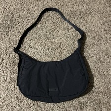 Reebok Nylon Bag, Casual Shoulder Crossbody With Adjustable Strap Black
