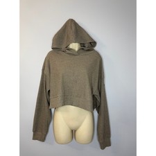 Alo Yoga Muse Hoodie Sweatshirt Olive Heather Relax Women's S