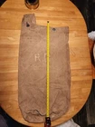 Vintage Antique Ww1? Duffle Canvas Bag Military Brown Personally Tagged