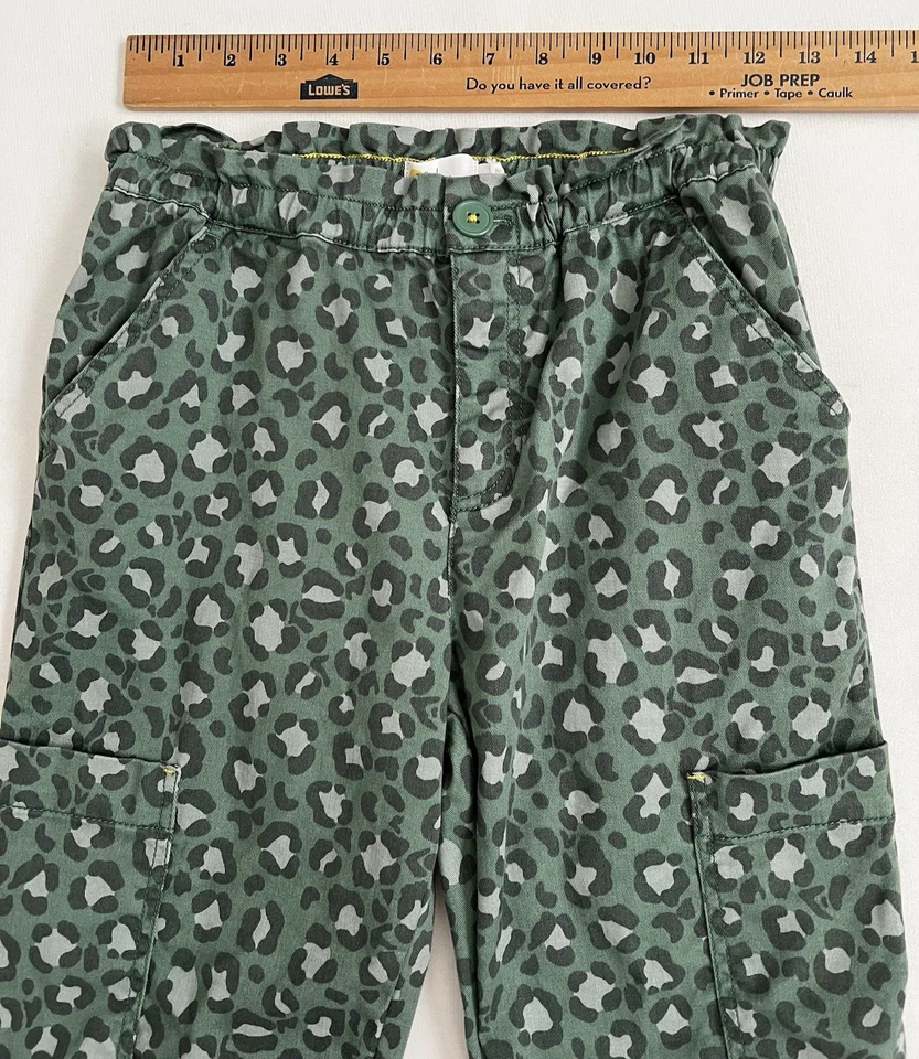 Pantalones Mini Boden Niñas 11Y Verde Camuflaje Carga Cintura Elástica Joggers Elásticos Foto 4 de 4