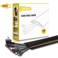 Floor Cable Protector Cover 6.5/10Ft Contains Cords, Cables and Wires for Office