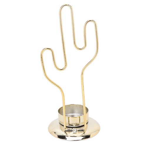 Bougie Porte-bougie En Métal Décoratif Cactus Design Chandelier Pour Dinning FR - Imagen 4 de 12
