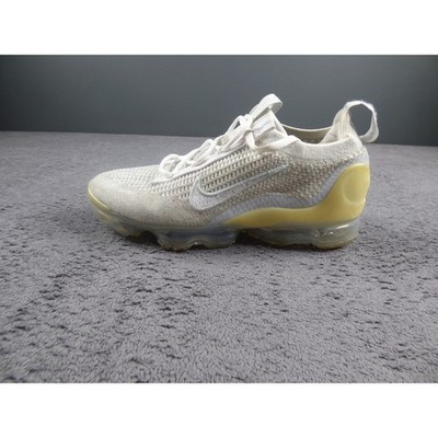 Nike Air VaporMax 2021 FK Oatmeal White Flyknit Running Shoes Womens 9 DC4112-1