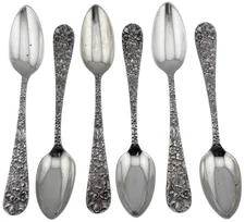 The Stieff Co. Sterling Silver Repousse Teaspoon