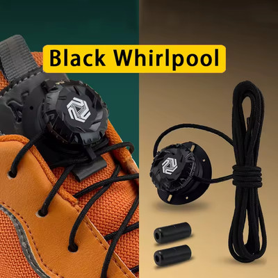 Fashion Swivel Buckle Laces Automatic Shoelace Without ties Kids Adult Sneakers