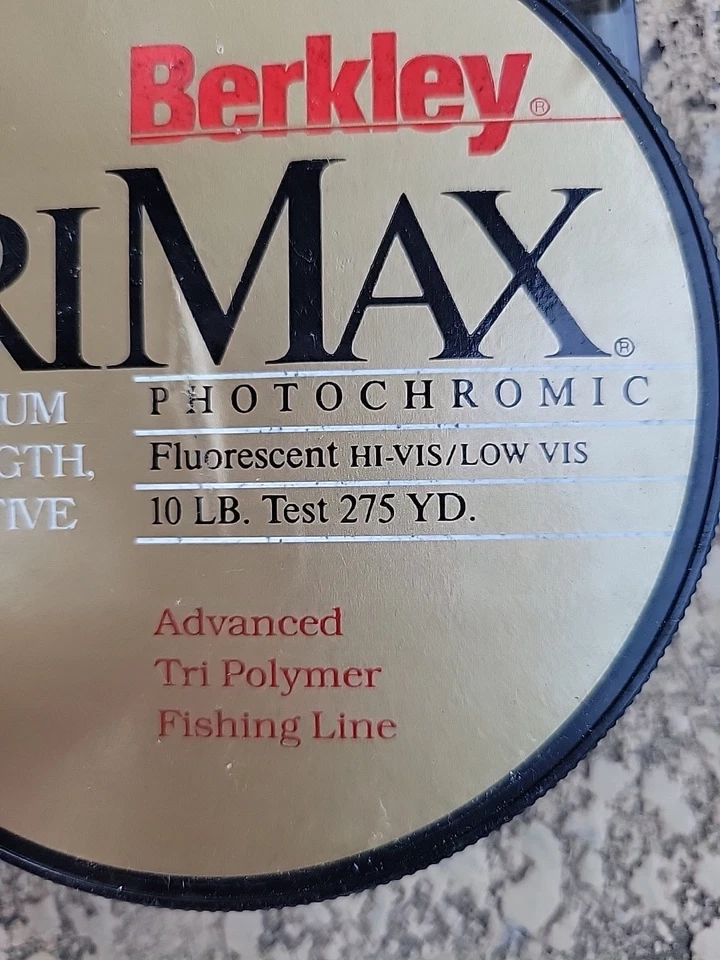 Línea de pesca Berkley TriMax Max fuerza máxima, fotocromática, fluorescente - 10LB 275YD Foto 2 de 3